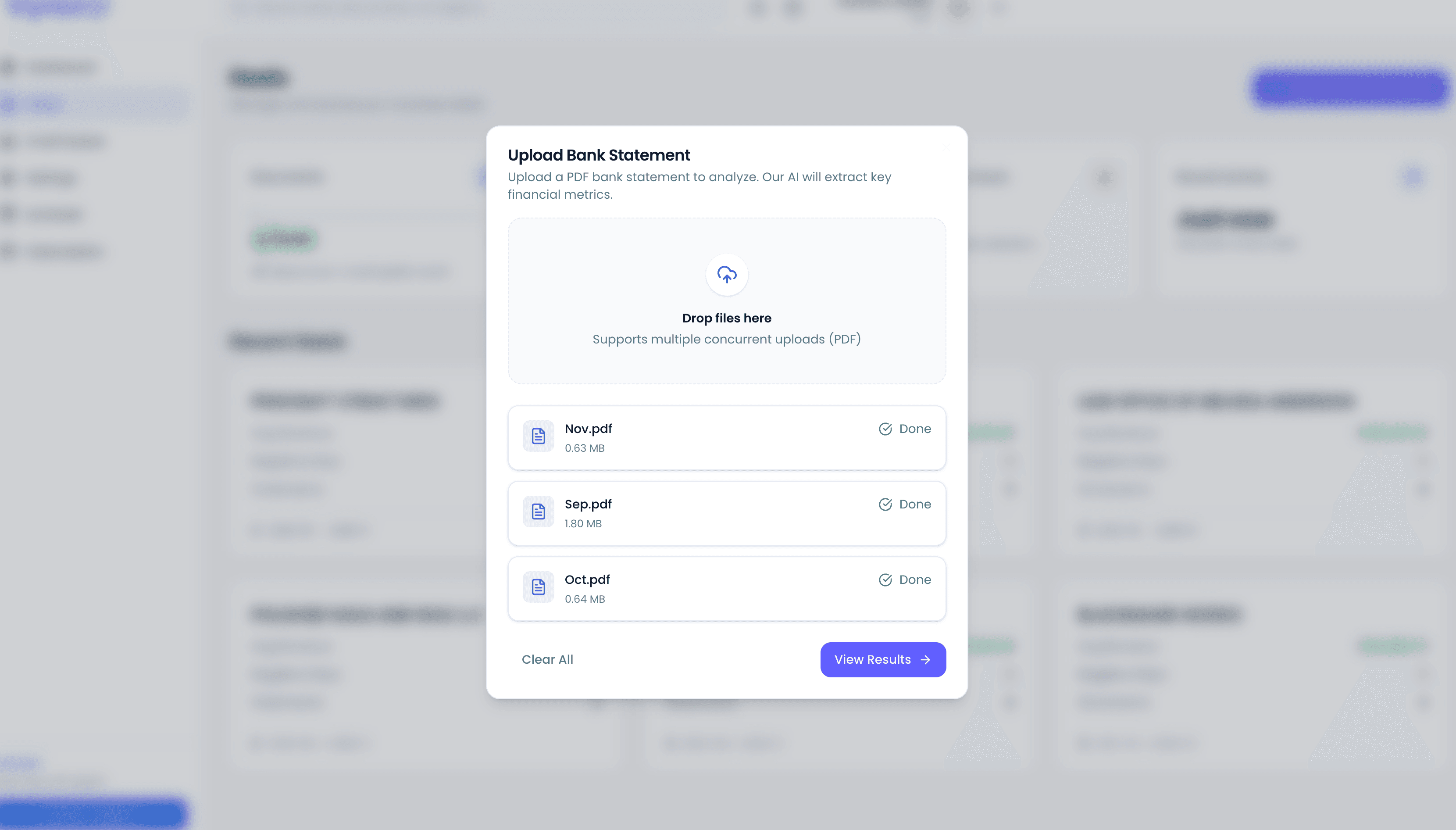 Vyrex deal dashboard screenshot